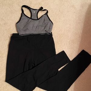 PUMA BRA & FULL LENGTH LEGGINGS